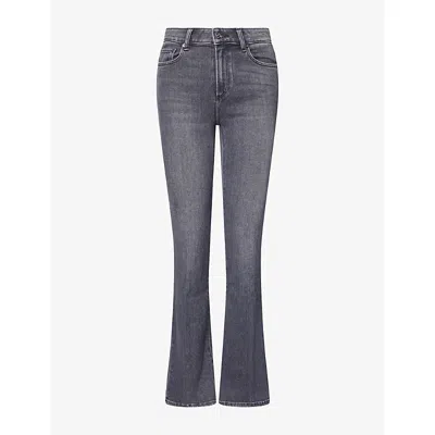Paige Womens Laurel Canyon High-rise Denim Jeans Malibu Mist In Blue