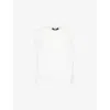 Paige Womens White Levanto Cap-sleeves Cotton Blouse Xs