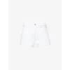 Paige Dylan Short In Lived In Crisp White