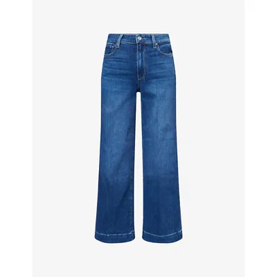Paige Womens Anessa Wide-leg Denim Jeans Kindred