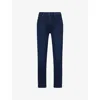 Paige Gemma High Rise Reverse Seam Skinny Jeans In Bespoke In Blue