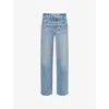 Paige Womens Low Key Sasha Wide-leg Denim-blend Jeans