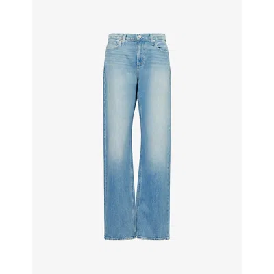 Paige Womens Serena Straight-leg Stretch-denim Jeans Riff