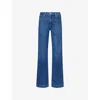 Paige Womens Sound Check Leenah Wide-leg Stretch-denim Jeans
