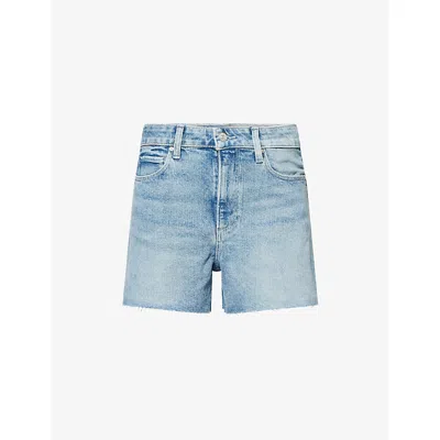 Paige Womens  Dani High-rise A-line Denim Shorts In Superpower