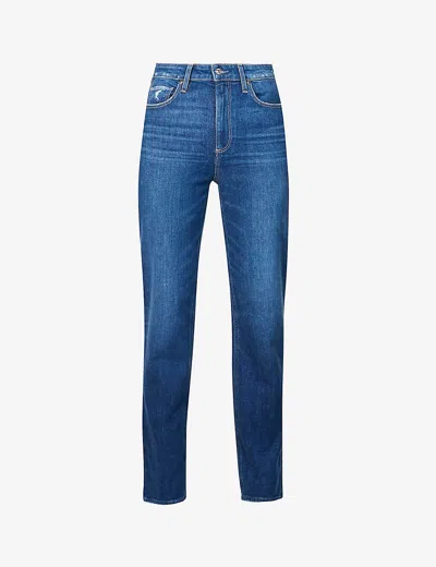 Paige Womens Verdant Noella Straight-leg High-rise Stretch Denim Jeans