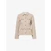 Paige Pocket-detail Stacey Jacket In Brown