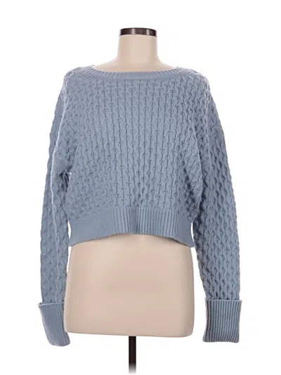 Pre-owned Paige Wool Pullover Sweater In Blue
