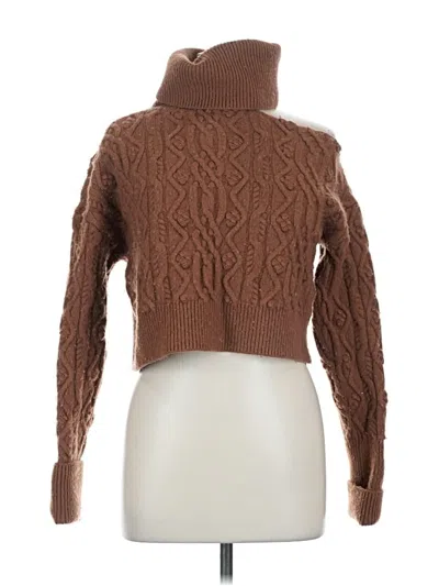 Pre-owned Paige Wool Pullover Sweater In Brown