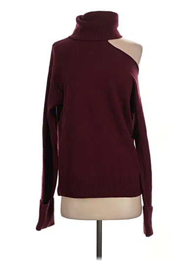 Pre-owned Paige Wool Pullover Sweater In Burgundy