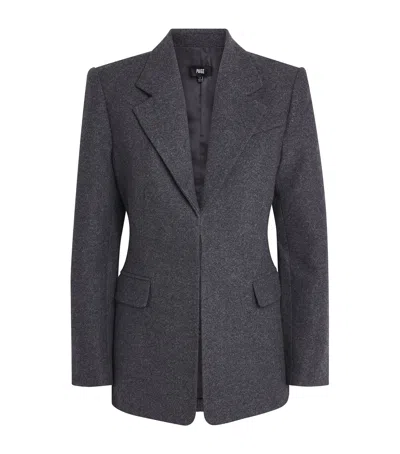 Paige Wool-blend Capelli Blazer In Gray