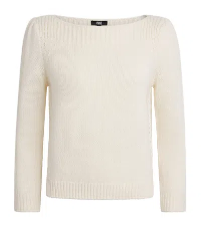 Paige Wool-blend Salvador Sweater In Neutral