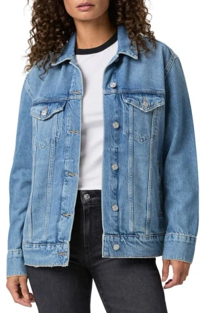 Paige Wren Denim Jacket In Blue