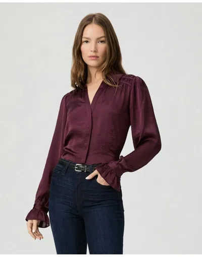 Paige Yessica Blouse In Black
