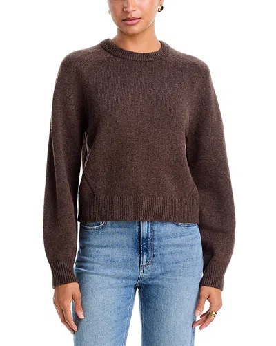 Paige Zaire Crewneck Sweater In Brown