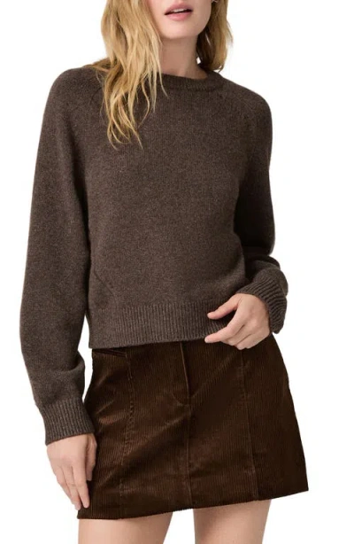 Paige Zaire Crewneck Sweater In Sable
