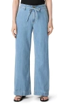 Paige Zoey High-rise Wide-leg Tie-waist Jeans