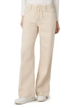 Paige Anessa Ankle Wide Leg Jean In Vintage Soft Sand In Butter Ecru