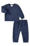 Paigelauren Unisex Fleece Loungewear Set - Baby In Navy