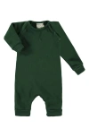 Paigelauren Heavyweight Fleece Romper In Green