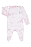 Paigelauren Babies'  Tie Dye Organic Cotton & Modal Footie Pajamas In Multi