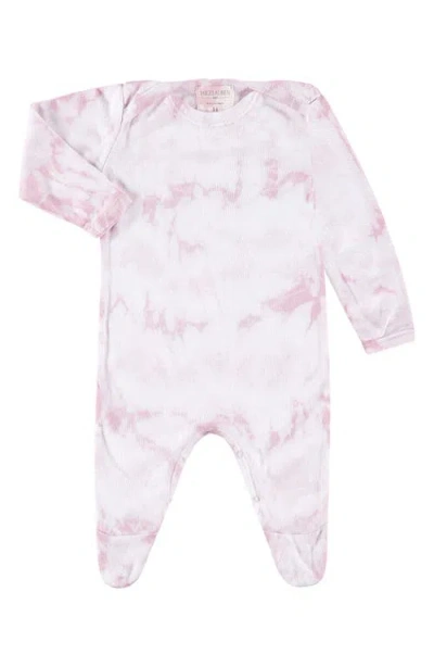 Paigelauren Babies'  Tie Dye Organic Cotton & Modal Footie Pajamas