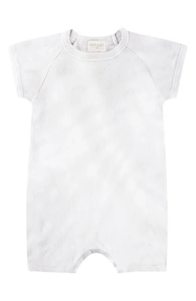 Paigelauren Babies'  Tie Dye Organic Cotton & Modal Romper In Grey
