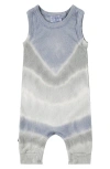 Paigelauren Tie Dye Tank Romper In Gray