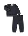 Paigelauren Unisex Fleece Loungewear Sets - Little Kid In Black