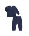 Paigelauren Unisex Hacci Loungewear Sets - Little Kid In Blue