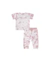 Paigelauren Unisex Rib Loungewear Set In Tie Dye - Baby In Multi