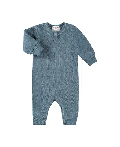 Paigelauren Unisex Rib Onesie In Gray