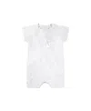 Paigelauren Unisex Rib Onesie In Tie Dye In White