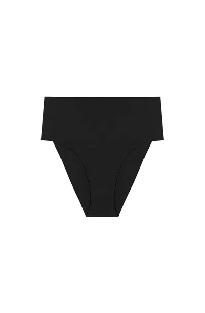 Pain De Sucre Angie High Waist Bikini Bottom Black