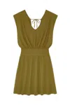 Pain De Sucre Nola Dress Bronze In Green