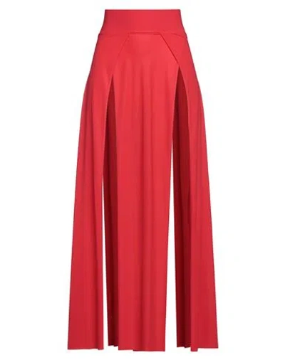 Pain De Sucre Woman Maxi Skirt Red Size M Polyamide, Elastane