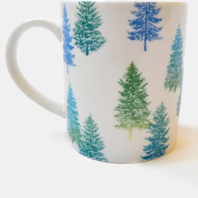 Paint&petals Tahoe Pine Ceramic Mug In Multi