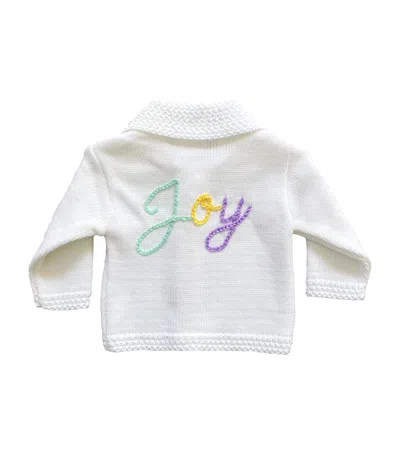 Paint My Dreams Kids' Embroidered Joy Cardigan