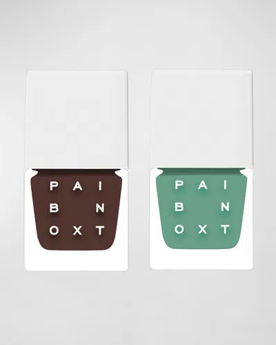 Paintbox Power Couple Nail Lacquer In Like Cocoa  Like Sage