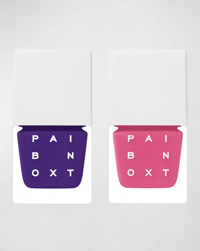 Paintbox Power Couple Nail Lacquer In Like Royal + Like Peony