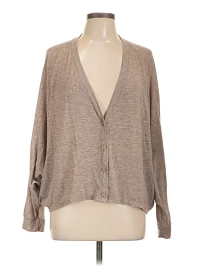 Pre-owned Painted Threads Cardigan Sweater In Brown