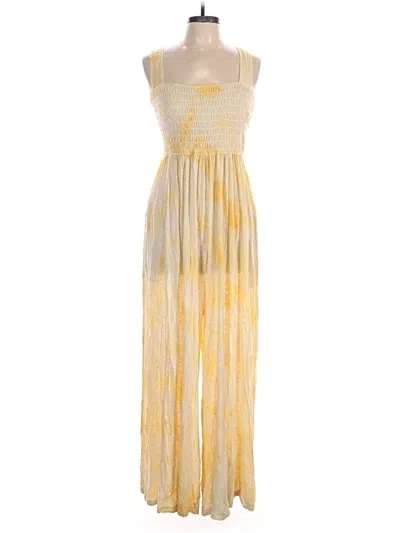 Pre-owned Painted Threads Jumpsuit In Yellow
