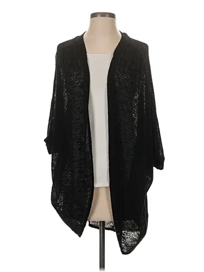 Pre-owned Painted Threads Kimono In Black