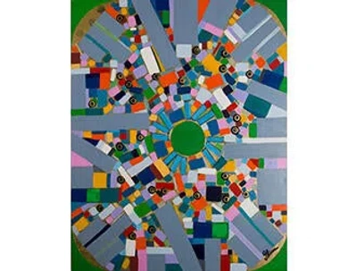 Pre-owned Paintings 3 Ft Apart In Multi