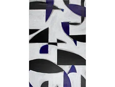 Pre-owned Paintings Blue White And Grey In Multi