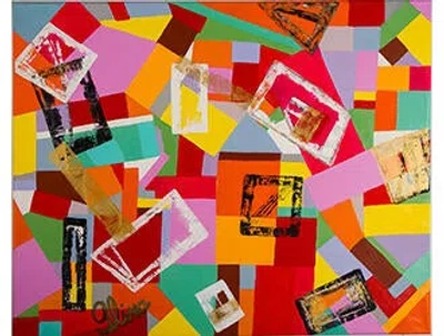 Pre-owned Paintings Candy Twister Retro