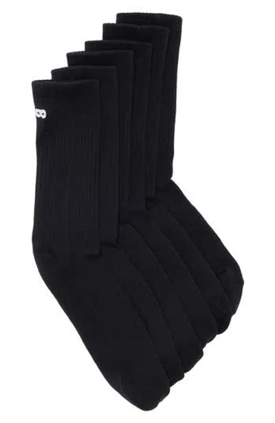 Pair Of Thieves 3-pack Blackout Whiteout Crew Socks