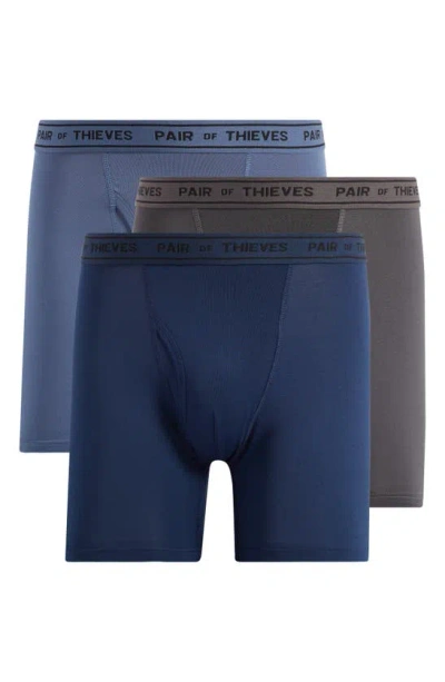 PAIR OF THIEVES 3-PACK MICRO MESH BOXER BRIEFS