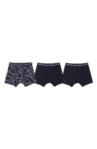 Pair Of Thieves 4-way Stretch Cotton Boxer Briefs In Multi