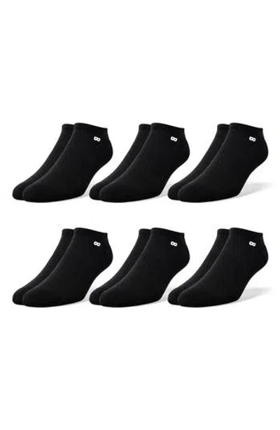 Pair Of Thieves 6-pack Sporty Cushion Low Cut Socks In Black